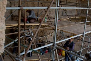 Restoration scaffolding